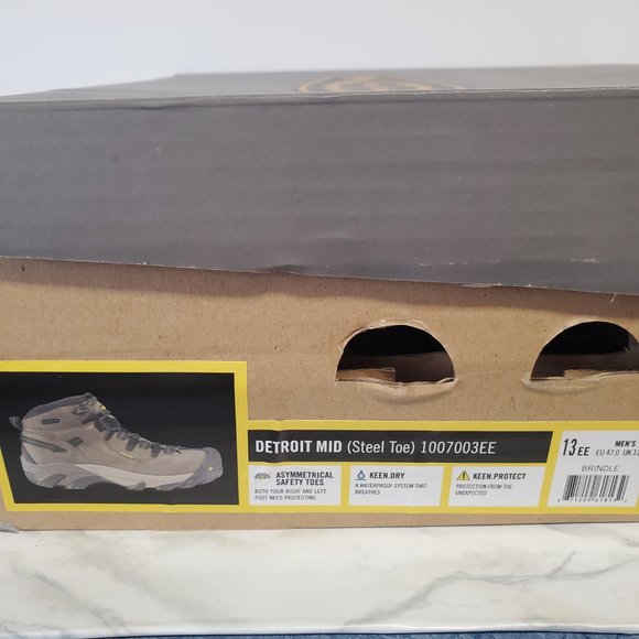 NWT Keen Men's Detroit MID Steel Toe Work Boots, Size 13EE - Picture 10 of 10